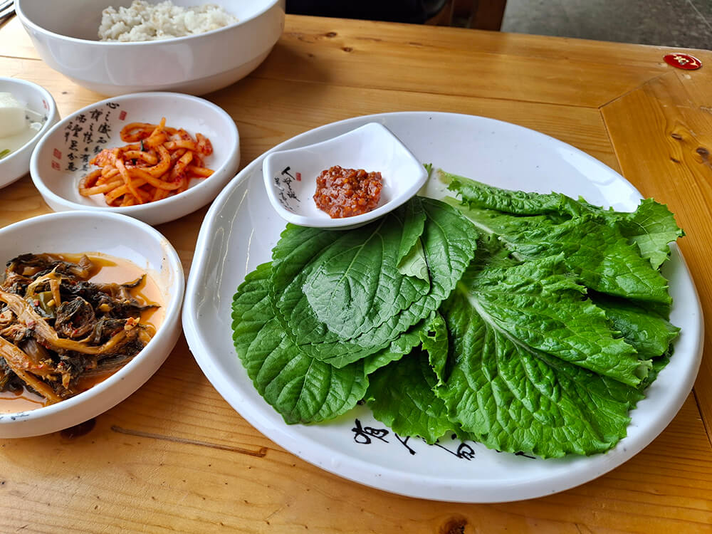 시골향기 담은 건강밥상